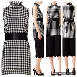 Mother of Pearl Navy Check Blouse